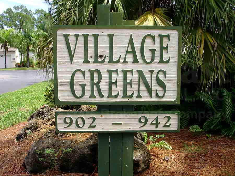 Village Green Signage